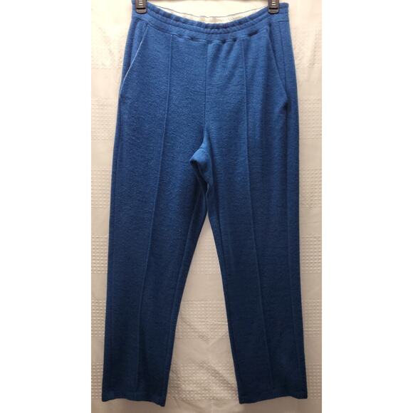 Elizabeth & James Pants Blue Womens Med Elastic Waist High Rise Pull On - Picture 1 of 8